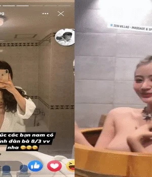 Clip hot tiktoker Triệu Linh Trang bị lộ tung lên mạng